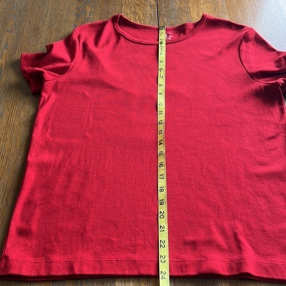 Jones New York sport crewneck T-shirt size XL short sleeves lightly ribbed - Picture 8 of 12